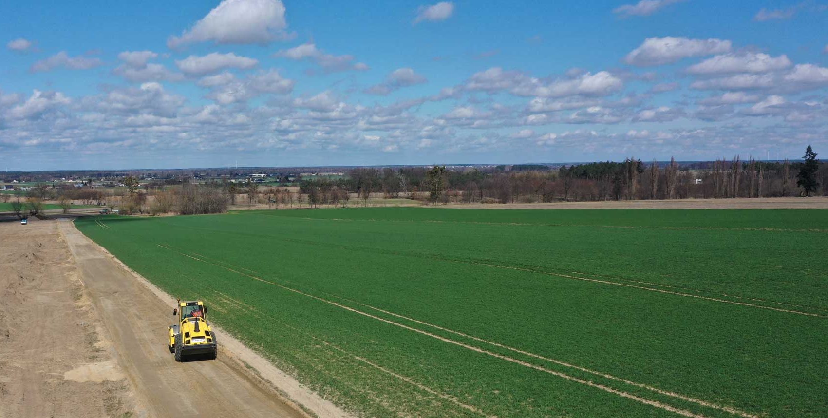 Generalny wykonawca na budowie farmy wiatrowej