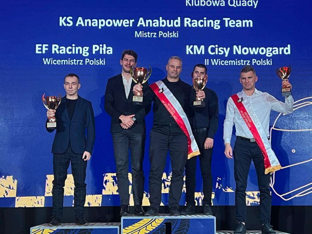KS Anapower Anabud Racing Team, zdobył tytuł Mistrza Polski w klasyfikacji klubowej 2024 w motocrossie w kategorii quady!