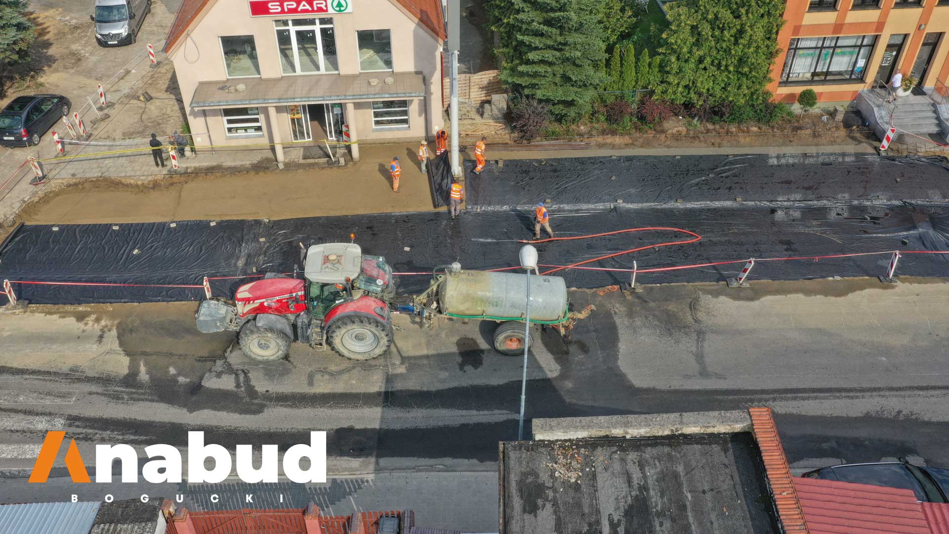 Budowa parkingu z kostki granitowej – Łagów, woj. lubuskie