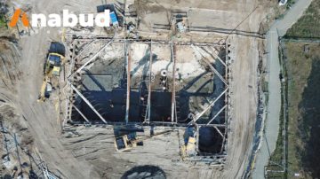 Wykopy z odwodnieniem pod budowę zbiornika retencyjnego